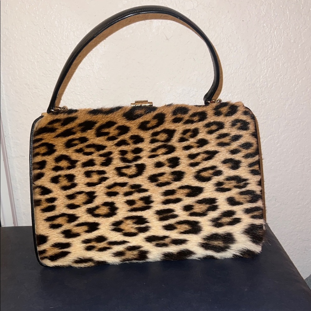 True Vintage Leopard Print Women's Handbag